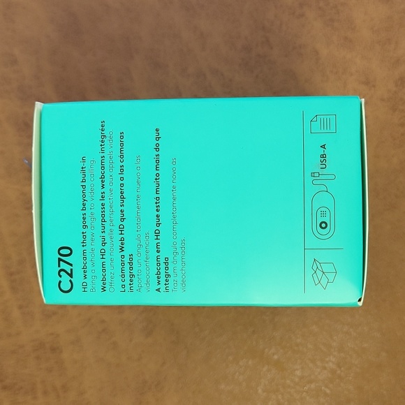 Brand New • Logitech • C270 • HD 720p/30 fps Webcam • Noise Reducing • Mic - Picture 7 of 9